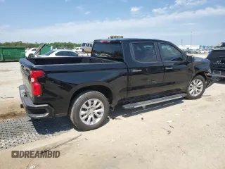 2020 Chevrolet Silverado 1500 Custom with VIN 3GCPWBEF5LG107096, listed as a Copart auction lot 52941095 with 61,415 mi miles and Salvage Title. Bid and sale history available at DreamBid. Image 3.