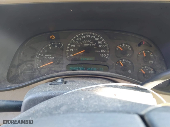 2003 Chevrolet Silverado 1500 LS with VIN 1GCEK19T83E282043, listed as a IAAI auction lot 41869569 with 241,802 mi miles. Bid and sale history available at carsss.com. Image 7.
