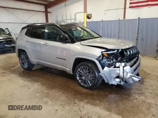 2022 Jeep Compass High Altitude with VIN 3C4NJDCBXNT140459, listed as a Copart auction lot 52163705 with 24,795 mi miles and Salvage title. Bid and sale history available at DreamBid. Image 4.
