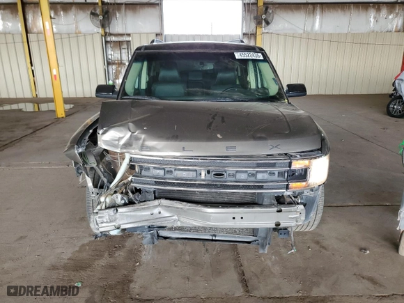 2014 Ford Flex SEL with VIN 2FMGK5C87EBD30470, listed as a Copart auction lot 45522435 with 130,169 mi miles and Salvage Title. Bid and sale history available at carsss.com. Image 5.