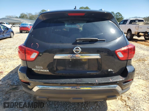 2018 Nissan Pathfinder SL with VIN 5N1DR2MN1JC615046, listed as a Copart auction lot 46695395 with 161,113 mi miles and Salvage Title. Bid and sale history available at DreamBid. Image 6.