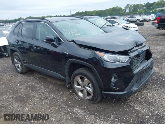 2021 Toyota RAV4 Hybrid LE with VIN 2T3B6RFV5MW022592, listed as a IAAI auction lot 42573098 with 25,651 mi miles and . Bid and sale history available at DreamBid. Image 1.