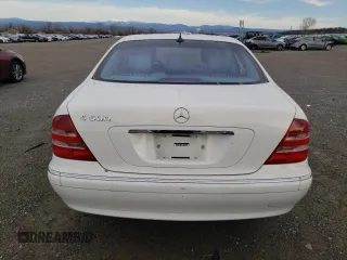 2002 Mercedes-Benz S-Class 5.0L with VIN WDBNG75J42A286054, listed as a Copart auction lot 85111494 with 0 mi miles and Salvage Title. Bid and sale history available at carsss.com. Image 6.