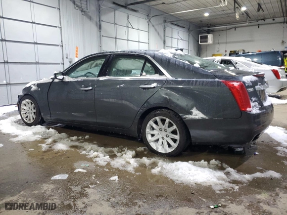2016 Cadillac CTS Sedan RWD with VIN 1G6AP5SXXG0123356, listed as a Copart auction lot 43996275 with 81,381 mi miles and Salvage Title. Bid and sale history available at carsss.com. Image 2.