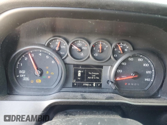 2020 Chevrolet Silverado 1500 Custom with VIN 1GCRWBEK9LZ339027, listed as a Copart auction lot 70393854 with 97,802 mi miles and Salvage Title. Bid and sale history available at carsss.com. Image 9.