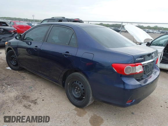 2012 Toyota Corolla L with VIN 5YFBU4EE7CP061770, listed as a IAAI auction lot 41922205 with 154,615 mi miles. Bid and sale history available at carsss.com. Image 3.