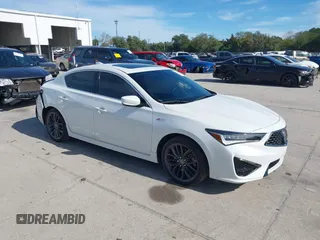 2019 Acura ILX w/Premium/A-Spec Pkg with VIN 19UDE2F87KA001866, listed as a IAAI auction lot 41210801 with 62,182 mi miles. Bid and sale history available at carsss.com. Image 1.