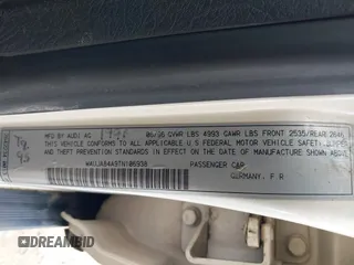 1996 Audi A6 z VIN WAUJA84A9TN106938, wystawiony jako IAAI lot #42287751 z przebiegiem 163 427 mil mil oraz . Historia ofert i sprzedaży dostępna na DreamBid. Obrazek 9.