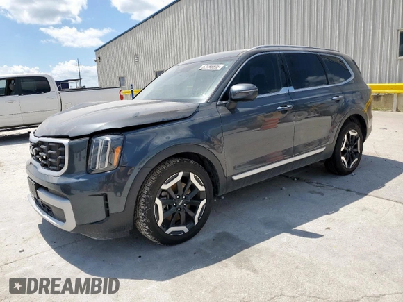 2023 Kia Telluride S with VIN 5XYP64GC6PG338950, listed as a Copart auction lot 62585695 with 72,523 mi miles and Salvage title. Bid and sale history available at DreamBid. Image 1.