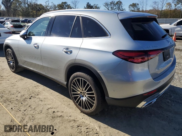 2023 Mercedes-Benz GLC with VIN W1NKM4GB3PF002580, listed as a Copart auction lot 82312704 with 0 mi miles and Salvage Title. Bid and sale history available at carsss.com. Image 2.