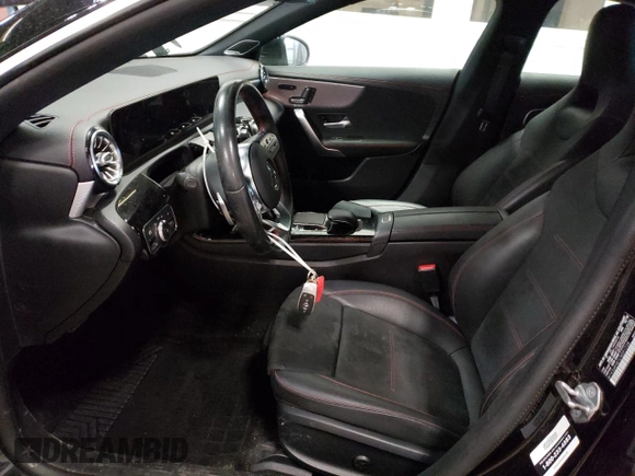 2020 Mercedes-Benz CLA with VIN W1K5J4HB1LN091728, listed as a Copart auction lot 39884043 with 42,387 mi miles. Bid and sale history available at carsss.com. Image 7.