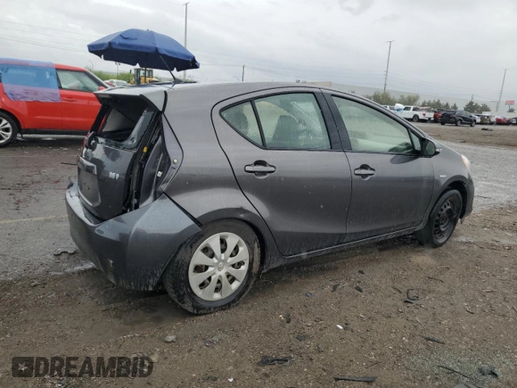 2012 Toyota Prius One z VIN JTDKDTB37C1004129, wystawiony jako Copart lot #55353665 z przebiegiem 256 307 mil mil oraz Szkoda całkowita • Salvage title. Historia ofert i sprzedaży dostępna na DreamBid. Obrazek 3.
