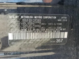 2018 Mitsubishi Outlander SE with VIN JA4AP3AW5JU012623, listed as a Copart auction lot 65061395 with 147,878 mi miles and Clean title. Bid and sale history available at DreamBid. Image 13.