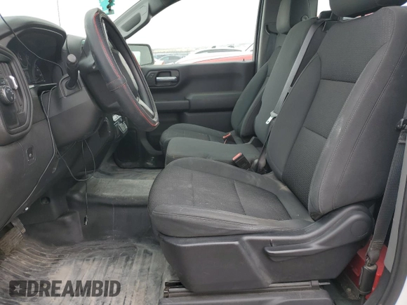 2021 Chevrolet Silverado 1500 Work Truck with VIN 3GCNWAEFXMG209030, listed as a Copart auction lot 50943855 with 60,987 mi miles and Salvage Title. Bid and sale history available at carsss.com. Image 7.
