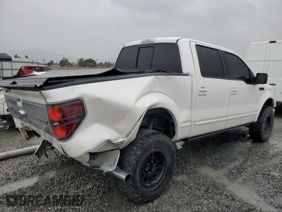 2012 Ford F-150 XL with VIN 1FTFW1ET1CFC09699, listed as a Copart auction lot 48253405 with 189,050 mi miles and Salvage Title. Bid and sale history available at carsss.com. Image 3.
