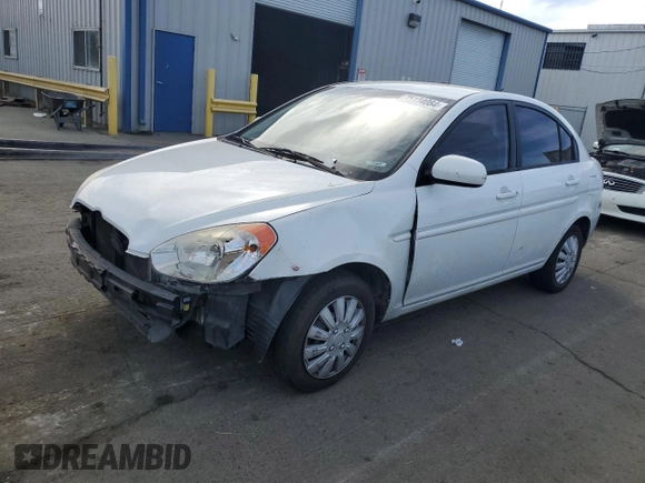 2010 Hyundai Accent GLS with VIN KMHCN4AC9AU420733, listed as a Copart auction lot 75124084 with 314,996 mi miles and Non Repairable. Bid and sale history available at carsss.com. Image 1.