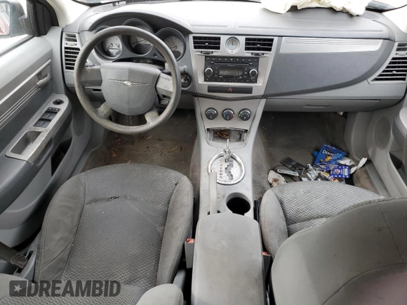 2007 Chrysler Sebring with VIN 1C3LC46K37N609783, listed as a Copart auction lot 51489875 with 196,336 mi miles and Salvage Title. Bid and sale history available at DreamBid. Image 8.