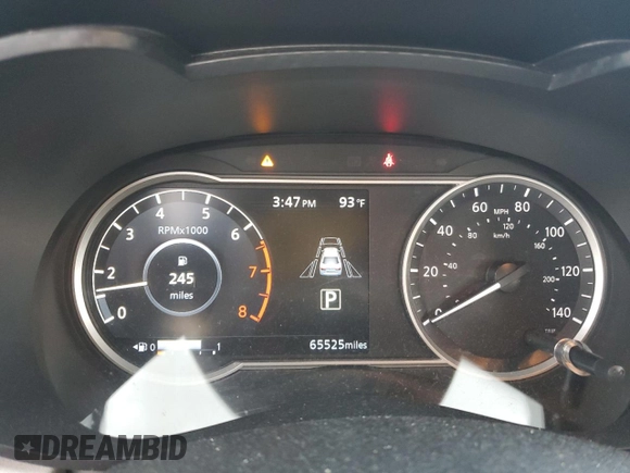 2021 Nissan Versa SV with VIN 3N1CN8EV7ML912282, listed as a Copart auction lot 58038755 with 65,525 mi miles and Salvage title. Bid and sale history available at DreamBid. Image 9.
