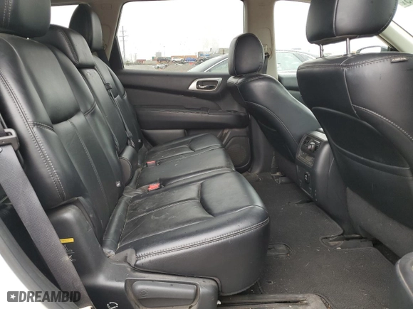 2017 Nissan Pathfinder S with VIN 5N1DR2MM1HC674583, listed as a Copart auction lot 51873795 with 128,539 mi miles and Clean Title. Bid and sale history available at carsss.com. Image 11.