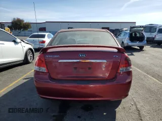 2008 Kia Spectra EX with VIN KNAFE122585578266, listed as a Copart auction lot 79050694 with 142,674 mi miles and Clean Title. Bid and sale history available at carsss.com. Image 7.