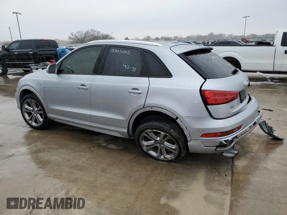 2018 Audi Q3 Premium with VIN WA1BCCFS5JR031889, listed as a Copart auction lot 70901182 with 83,777 mi miles. Bid and sale history available at carsss.com. Image 2.