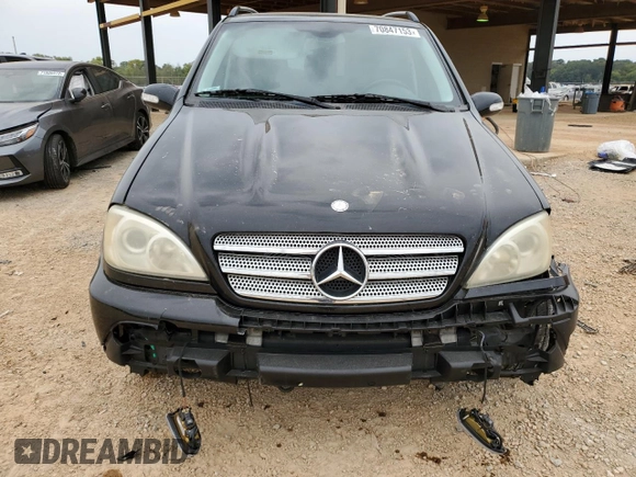2005 Mercedes-Benz M-Class 3.7L with VIN 4JGAB57E05A518135, listed as a Copart auction lot 59632804 with 254,357 mi miles and Salvage Title. Bid and sale history available at carsss.com. Image 5.