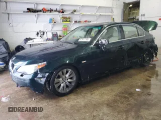 2005 BMW 5 Series 530i with VIN WBANA73585CR59510, listed as a Copart auction lot 87917795 with Not Provided miles and Salvage Title. Bid and sale history available at carsss.com. Image 1.