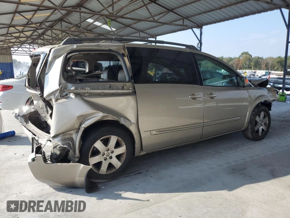 2004 Nissan Quest SE with VIN 5N1BV28U04N363917, listed as a Copart auction lot 78089394 with 0 mi miles and Salvage Title. Bid and sale history available at carsss.com. Image 3.