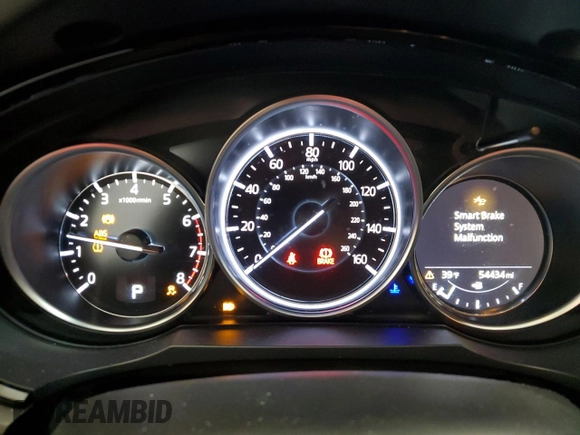 2019 Mazda CX-9 Touring with VIN JM3TCACY6K0316878, listed as a Copart auction lot 41906945 with 54,434 mi miles and Salvage Title. Bid and sale history available at carsss.com. Image 9.