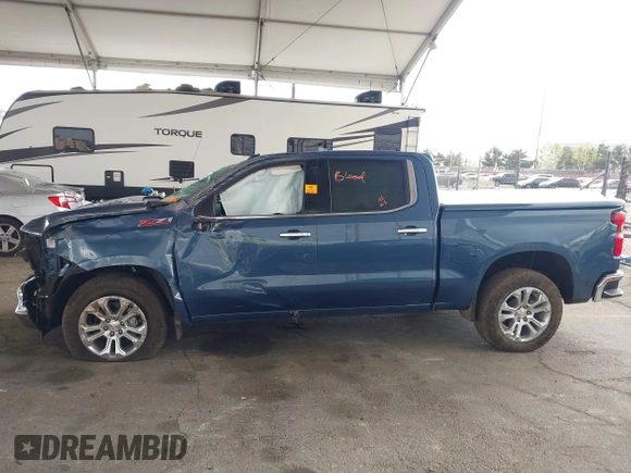 2024 Chevrolet Silverado 1500 LTZ with VIN 1GCUDGEL8RZ305935, listed as a IAAI auction lot 41946168 with 17,699 mi miles and . Bid and sale history available at DreamBid. Image 13.
