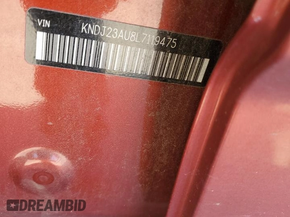 2020 Kia Soul LX with VIN KNDJ23AU8L7119475, listed as a Copart auction lot 46414965 with 90,343 mi miles and Salvage Title. Bid and sale history available at carsss.com. Image 14.
