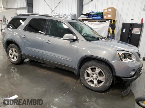 2007 GMC Acadia SLT with VIN 1GKEV23717J163308, listed as a Copart auction lot 42422875 with 199,287 mi miles and Salvage Title. Bid and sale history available at carsss.com. Image 4.