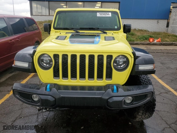 2022 Jeep Wrangler 4xe Unlimited Rubicon with VIN 1C4JJXR62NW230466, listed as a Copart auction lot 79098094 with 31,023 mi miles and Salvage Title. Bid and sale history available at carsss.com. Image 5.