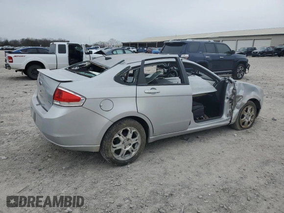 2008 Ford Focus SE with VIN 1FAHP35N18W263732, listed as a Copart auction lot 41765195 with 192,434 mi miles and Salvage Title. Bid and sale history available at carsss.com. Image 3.