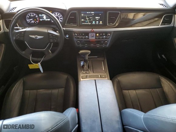 2018 Genesis G80 3.8L with VIN KMHGN4JE3JU251117, listed as a Copart auction lot 85885074 with 75,374 mi miles and Salvage Title. Bid and sale history available at carsss.com. Image 8.