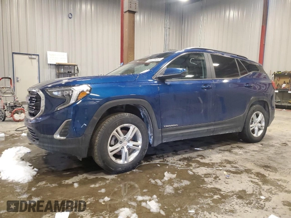 2021 GMC Terrain SLE with VIN 3GKALTEV1ML357587, listed as a Copart auction lot 45025055 with 68,880 mi miles and Salvage title. Bid and sale history available at DreamBid. Image 1.