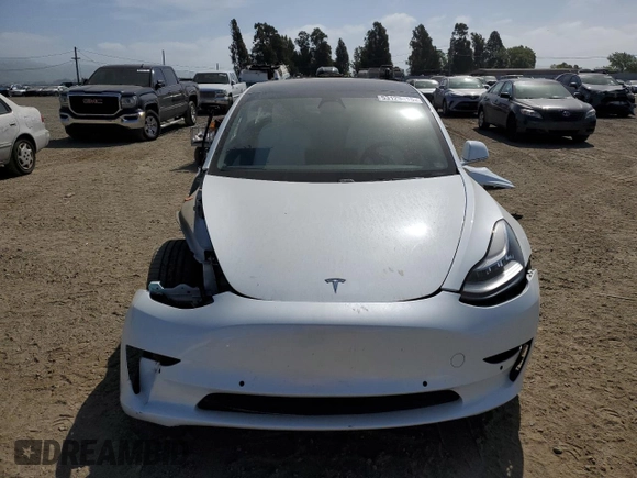 2019 Tesla Model 3 Long Range with VIN 5YJ3E1EB2KF195120, listed as a Copart auction lot 53129415 with 81,071 mi miles and Salvage Title. Bid and sale history available at DreamBid. Image 5.