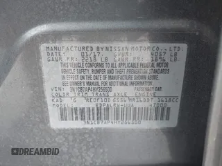 2017 Nissan Sentra Nismo с VIN 3N1CB7AP4HY256500, выставлен на аукционе IAAI как лот 41329671 с пробегом 89 863 миль миль и . История ставок и продаж доступна на DreamBid. Изображение 9.