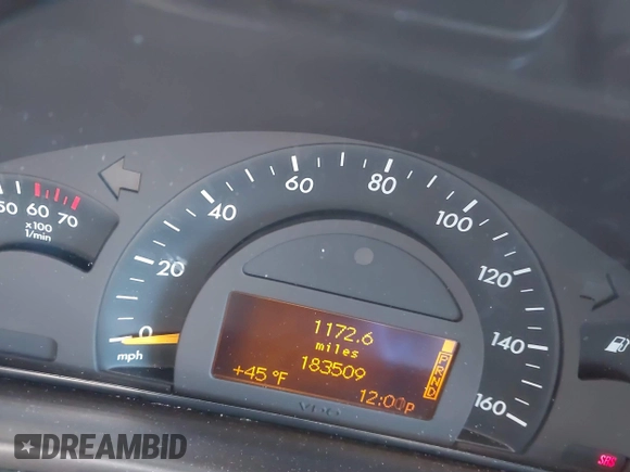 2003 Mercedes-Benz C 230 Kompressor with VIN WDBRF40J53F435845, listed as a IAAI auction lot 41393820 with 183,509 mi miles and . Bid and sale history available at DreamBid. Image 7.