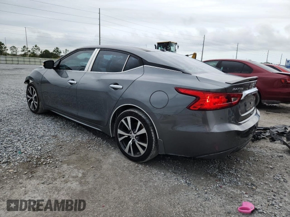 2017 Nissan Maxima SR with VIN 1N4AA6AP3HC363716, listed as a Copart auction lot 58926125 with 74,835 mi miles and Salvage title. Bid and sale history available at DreamBid. Image 2.