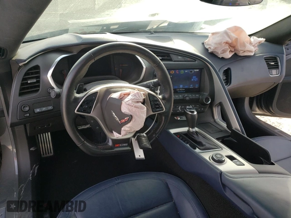 2016 Chevrolet Corvette Z06 3LZ with VIN 1G1YU2D69G5606730, listed as a Copart auction lot 71944912 with 22,388 mi miles. Bid and sale history available at carsss.com. Image 8.