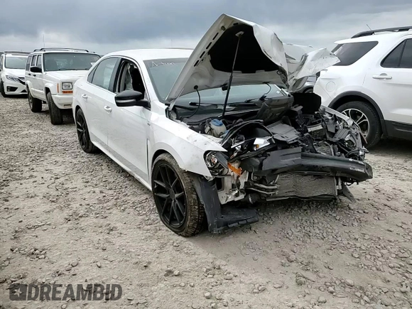 2014 Volkswagen Passat Wolfsburg Edition with VIN 1VWAT7A38EC030430, listed as a Copart auction lot 52432355 with Not provided miles and Salvage title. Bid and sale history available at DreamBid. Image 10.