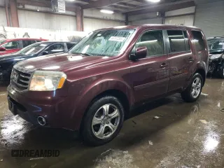 2013 Honda Pilot EX-L with VIN 5FNYF4H5XDB042630, listed as a Copart auction lot 46107285 with 178,504 mi miles and Salvage Title. Bid and sale history available at carsss.com. Image 1.