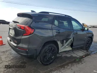 2019 GMC Terrain SLE with VIN 3GKALMEV8KL244030, listed as a Copart auction lot 53660025 with 142,220 mi miles and Salvage title. Bid and sale history available at DreamBid. Image 3.