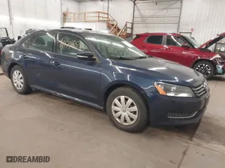 2013 Volkswagen Passat S w/Appearance with VIN 1VWAH7A36DC032693, listed as a IAAI auction lot 41716587 with 82,950 mi miles. Bid and sale history available at carsss.com. Image 1.