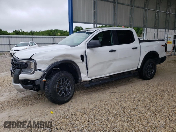 2024 Ford Ranger XLT with VIN 1FTER4HH0RLE43158, listed as a Copart auction lot 59616775 with 6,267 mi miles and Salvage title. Bid and sale history available at DreamBid. Image 1.