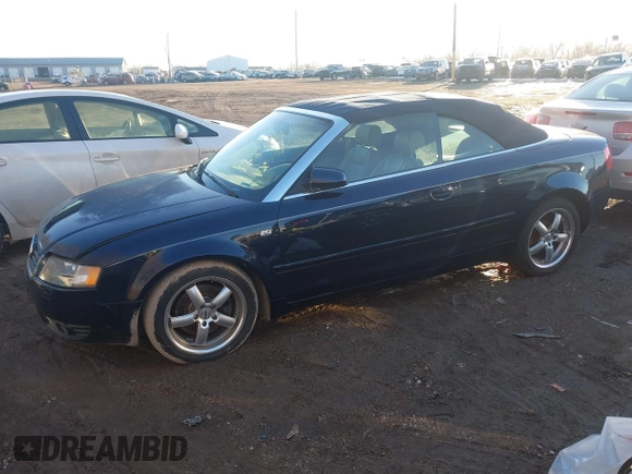2006 Audi A4 3.0L with VIN WAUDT48H56K005067, listed as a IAAI auction lot 41461718 with 197,728 mi miles. Bid and sale history available at carsss.com. Image 2.