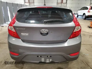 2016 Hyundai Accent Sport with VIN KMHCU5AE7GU272021, listed as a Copart auction lot 65738234 with 125,465 mi miles and Salvage Title. Bid and sale history available at carsss.com. Image 6.