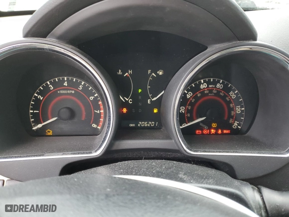 2011 Toyota Highlander with VIN 5TDBK3EH4BS091082, listed as a Copart auction lot 46053535 with 206,201 mi miles and Salvage Title. Bid and sale history available at carsss.com. Image 9.