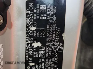 2013 Kia Sportage LX z VIN KNDPBCA24D7443677, wystawiony jako Copart lot #58478685 z przebiegiem 293 092 mil mil oraz Szkoda całkowita • Salvage title. Historia ofert i sprzedaży dostępna na DreamBid. Obrazek 13.